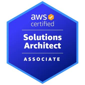 AWS Certified Solutions Architect – Associate AWS certification badge