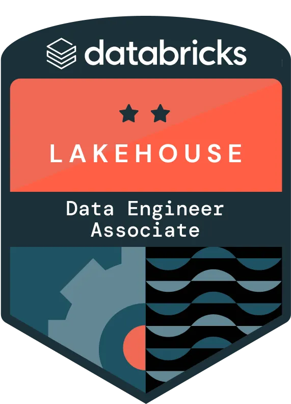 Data Engineer Associate Databricks certification badge